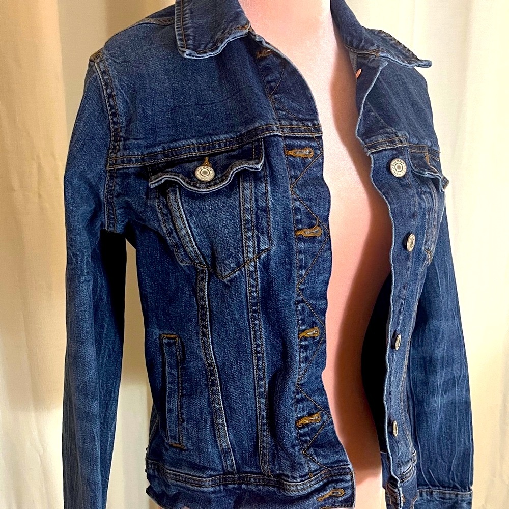 Old Navy Dark Blue Jean Jacket